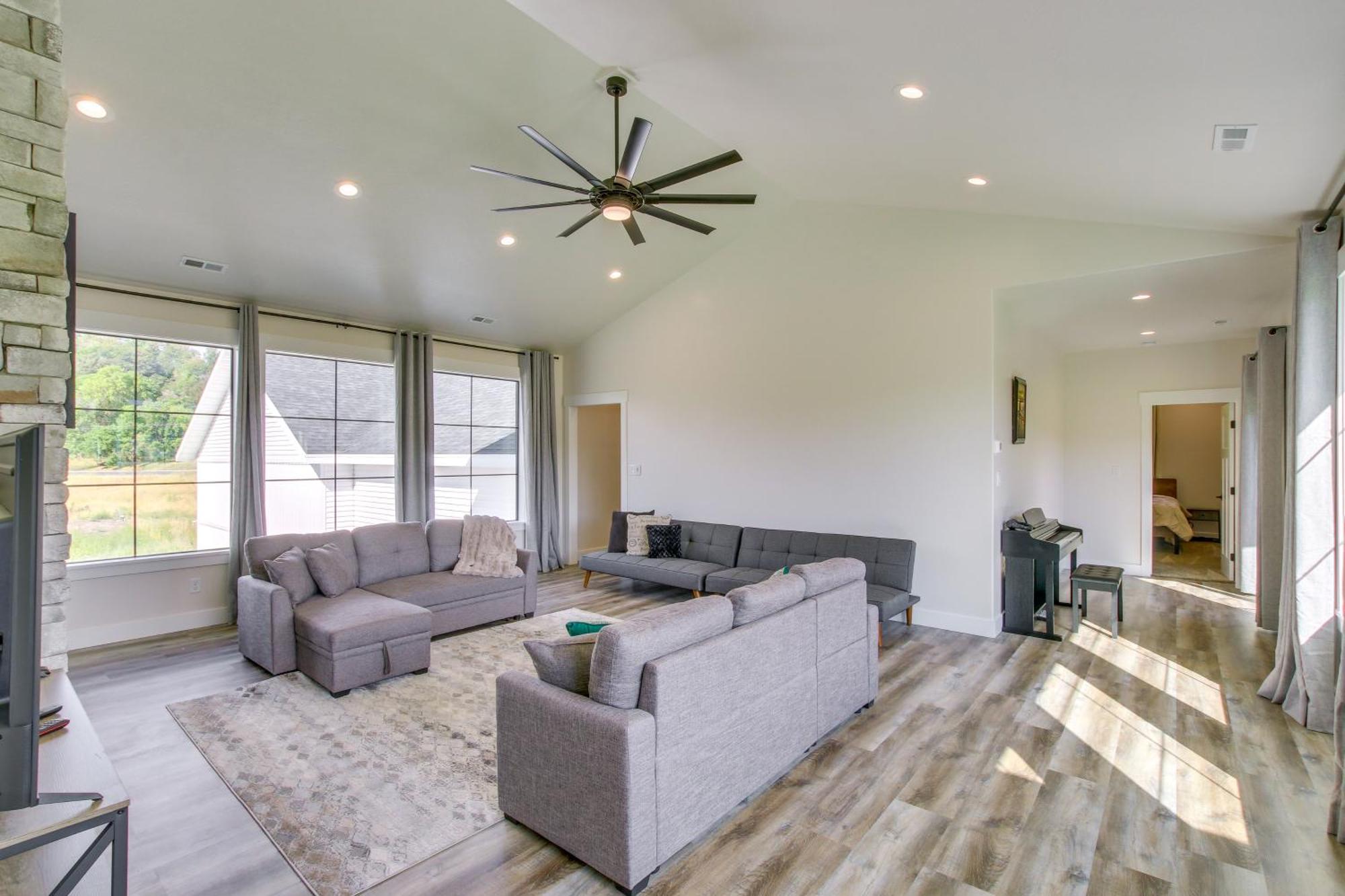 Spacious Idaho Home On Scenic Cub River! Preston Exteriér fotografie